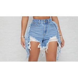 Fringe shorts